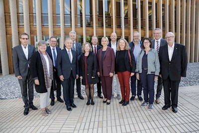 Landtagpräsidium empfängt Landratsbüro des Kantons Nidwalden
