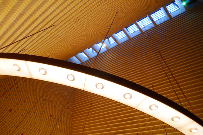 Decke im Plenarsaal inhaltsbild